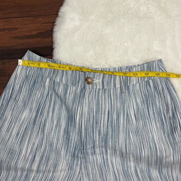 Atar'd State‎ Blue White High Rise Shorts Womens Small - Picture 4 of 7